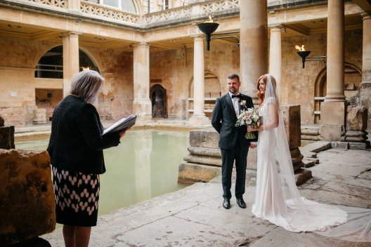 Wedding at the Roman Baths, Amy Sanders
